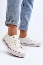Women's eco leather sneakers white Lirean