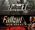 Fallout 3 GOTY + Fallout New Vegas RoW Steam CD Key