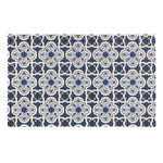 Biało-niebieski plastikowy dywanik łazienkowy 50x80 cm Murcia – Wenko