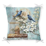 Poduszka na krzesło Minimalist Cushion Covers Blue Birds, 40x40 cm