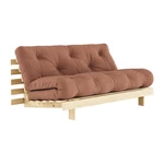 Pomarańczowa rozkładana sofa 160 cm Roots – Karup Design