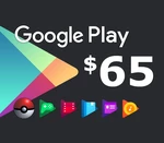 Google Play $65 US Gift Card