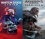 Assassin's Creed Valhalla + Watch Dogs: Legion Bundle US XBOX One CD Key