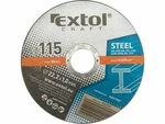 Kotouče řezné na kov, 5ks, 125x1,6x22,2mm EXTOL-CRAFT