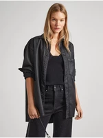 Black Women's Denim Oversize Shirt Pepe Jeans - Women