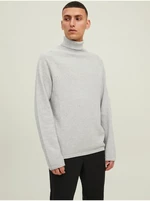 Light grey Jack & Jones Hill Men's Turtleneck - Men