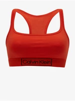 Tehlová dámska podprsenka Calvin Klein Underwear Reimagined Heritage