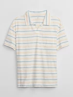 GAP Kids Striped Polo T-shirt - Boys