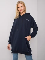 Dark blue women's sweatshirt