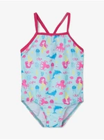 Light blue girly patterned swimwear name it Ziza - Girls