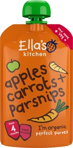 Ella's Kitchen BIO Mrkev, jablko a pastinák 120 g