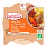 Babybio Zelenina s baskickým kuřetem a rýží 260 g