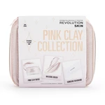 Revolution Skincare Pink Clay Collection Set sada péče o pleť 3 ks