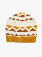 Yellow-white Women's Patterned Winter Cap Tranquillo - Women