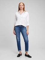 GAP Jeans mid rise girlfriend Washwell - Women