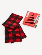 Celio Plaid Scarf in Gift Box - Men's