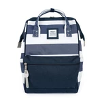 Himawari Unisex's Backpack Tr23099-2 Navy Blue/White