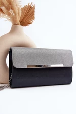 Black Onelia clutch bag with chain