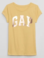 GAP Children's T-shirt with metallic logo - Girls