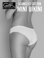Briefs Gatta 41595 Seamless Cotton Mini Bikini S-XL white/white white Briefs Gatta 41595 Seamless Cotton Mini Bikini S-XL white/white white