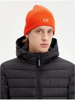 Oranžová pánská čepice Calvin Klein - Pánské
