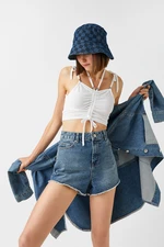 Koton Bustier Pleated Bead Detailed