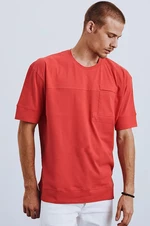 Červené pánske tričko Dstreet