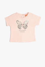 Koton T-Shirt - Pink - Regular fit