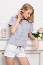 Kingdom Short Dots & Grey Pajamas Grey