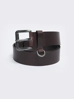 Big Star Man's Belt 240099  Natural Leather-803