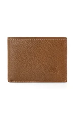 Polo Air Genuine Tan Leather Wallet