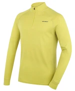 Husky  Aron Zips M lime green, M Pánska merino mikina