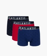 Boxer shorts Atlantic 3MH-174 A'3 S-2XL navy blue-red-blue 033