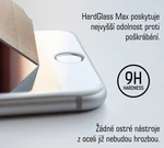 Tvrzené sklo 3mk HardGlass MAX pro Apple iPhone 12/12 Pro, černá