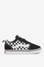 Tenisky Vans WARD SLIP-ON VN0A3QU1PVJ1 Materiál/-Syntetický,Přírodní kůže (useň) - Semiš,Látka/-Látka