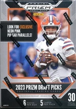 Panini 2023 Panini Prizm Draft Picks NFL Football Blaster Box - Neon Pink Pulsar Parallels