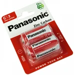 Panasonic - Zinkouhlíková baterie monočlánek C - Red Zinc R14