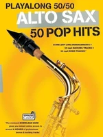Hal Leonard Playalong 50/50: Alto Sax - 50 Pop Hits Partituri