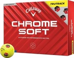 Callaway Chrome Soft 2024 Yellow Golf Balls TruTrack