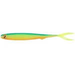 Fox rage gumová nástraha slick finesse super soft uv blue back chartreuse - 13 cm