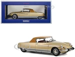 1964 Citroen DS 19 Le Dandy Beige Metallic with Brown Top 1/18 Diecast Model Car by Norev