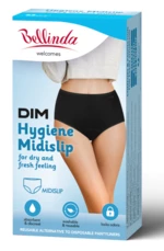 Black women's high-waisted menstrual panties Bellinda Hygiene Midislip
