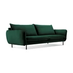 Zielona aksamitna sofa Cosmopolitan Design Vienna, 200 cm