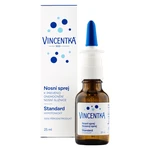 VINCENTKA Nosový sprej standard hypotonický 25 ml