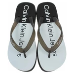 Dámské plážové pantofle Calvin Klein YW0YW00716 0GJ Black-White 40