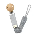 BIBS Paci Braid klip na cumlík, cloud/iron