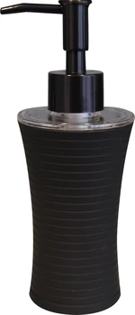 GRUND Dávkovač mýdla TOWER černý (z22200510) 7x7x18,5 cm