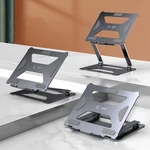 SSKY P8 Universal Multi-Angle Adjustabe Heat Dissipation Aluminium Alloy Macbook Desktop Stand Holder for 11-17.3 inch D