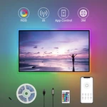 Broadlink LED Strip Light RGB 16 Color Changing TV Backlight Voice Control Smart Remote Control 4 Dimmable Scenes Modes