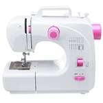 Mini 16 Stitches Electric Sewing Machine Portable Multifunction Clothes Pillowcases Sheets Sewing Machine